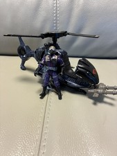 GI Joe Cobra FANG III Helicopter And CLAWS Pilot Action Figure 2002