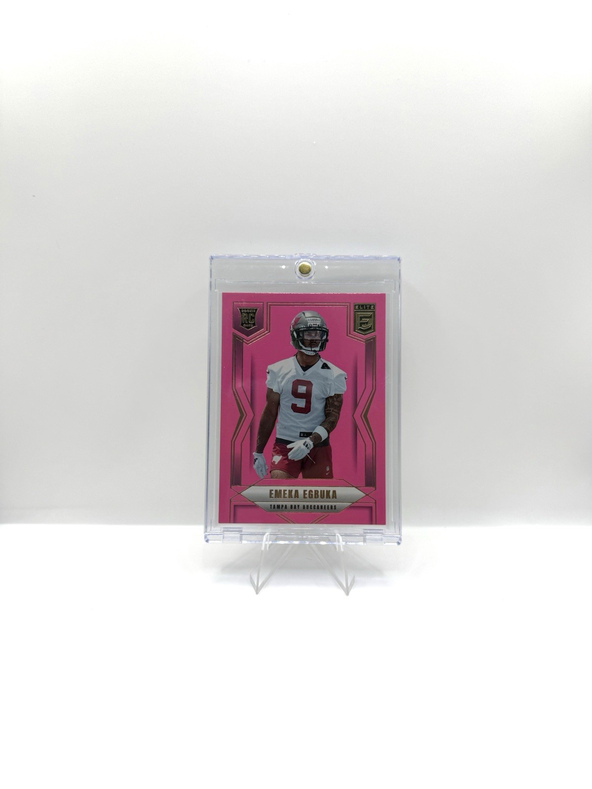 2025 Panini Donruss Elite - Rookies Emeka Egbuka #102 Pink Ink (RC)