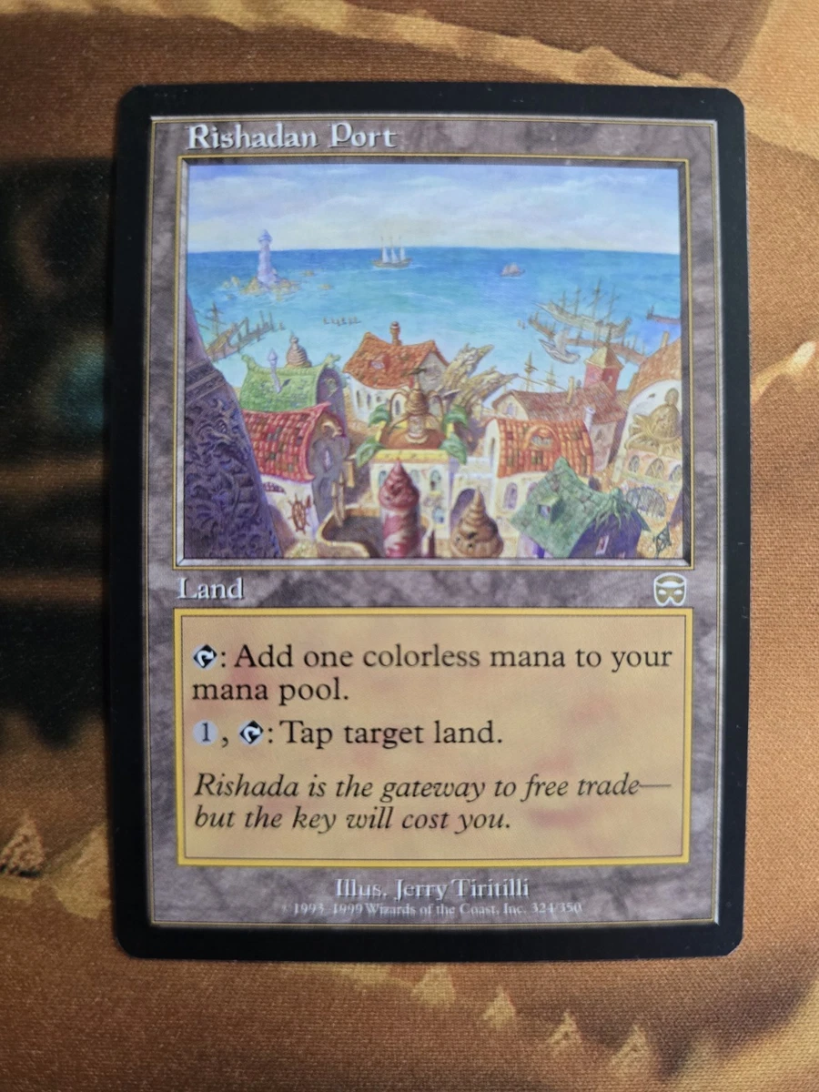 Carta Magic: The Gathering - Rishadan Port (Puerto De Rishada) - Mercadian Masques, Rareza Rara