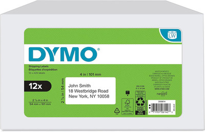 DYMO Authentic Labelwriter Standard Shipping Labels for Labelwriter Label Printe