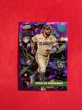 2025 Topps Cosmic Chrome☄️Teoscar Hernandez-Dodgers Purple Nebula #146/150🔥