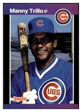 Manny Trillo 1989 Donruss #608 Chicago Cubs VTG Baseball *326