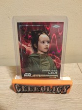 2024 Topps Star Wars Chrome RED BLASTER RAYWAVE REFRACTOR 69 / PRINCESS LEIA