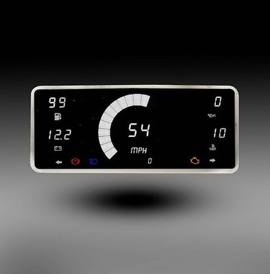 6-Gauge Micro Universal Panel WHITE LED Digital Intellitronix DP10006W USA Made!