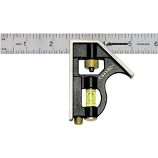 Swanson 6-Inch Combo Square Stainless Steel Rule Zinc Body Depth Height Gauge