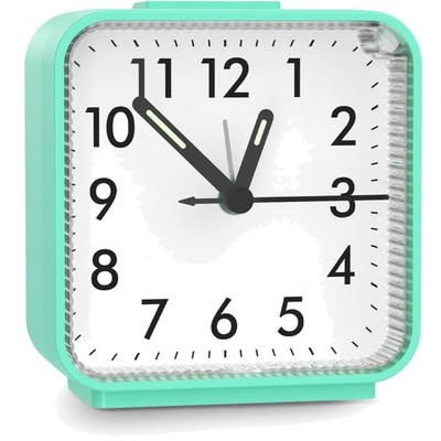 Analogwecker silent grün Wecker mit Großdisplay und Snooze
