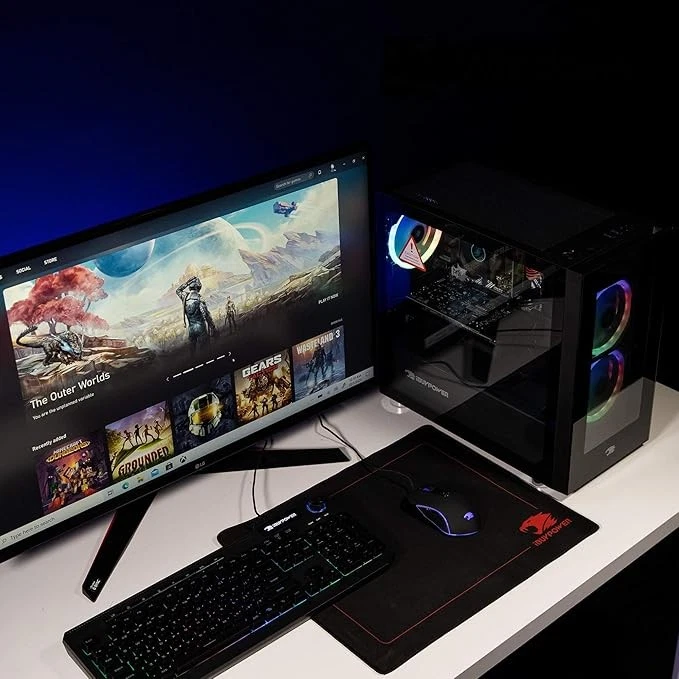 IBUYPOWER ELEMENT MINI 9300 RYZEN 3 3100 8GB 240GB SSD AMD RADEON RX 550 - BLACK - Image 4 of 4