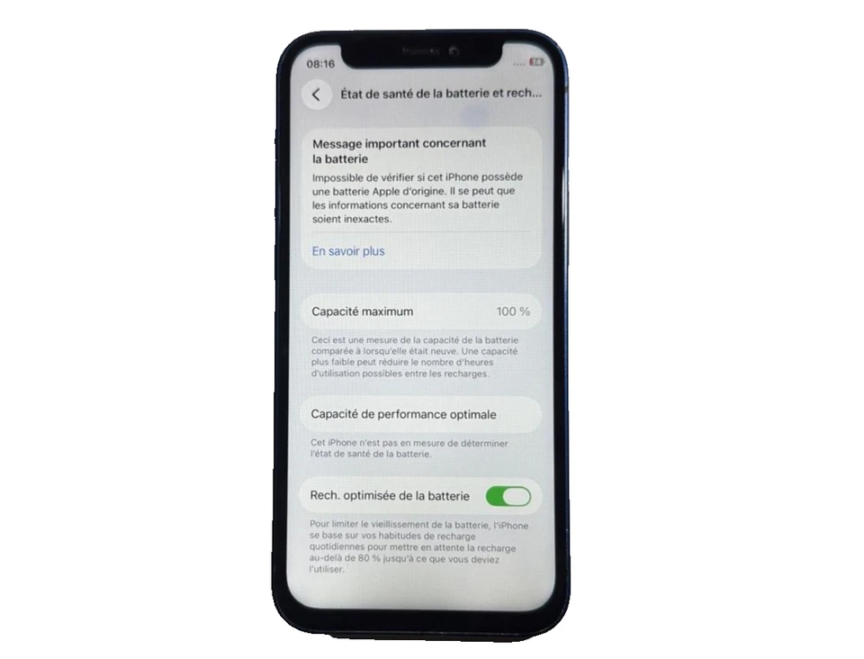 APPLE iPhone 12 Mini 128 Go Bleu OCCASION bon état - Photo 3/4