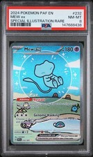 2024 POKEMON PAF EN-PALDEAN FATES SPECIAL ILLUSTRATION RARE #232 MEW EX PSA 8
