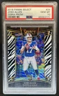 2018 Panini Select Josh Allen RC Zebra Prizm SSP Concourse #24 Bills PSA 10