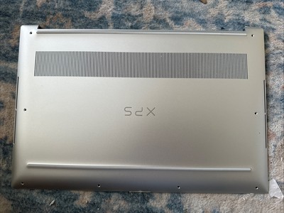 0KVD7H KVD7H For Dell XPS15 9510 Lower Bottom Base Cover Case Shell SILVER B22a