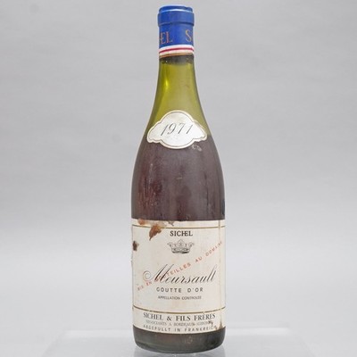 Weißwein 1971er Sichel & Fils Freres Meursault Goutte D'or 1.Zb