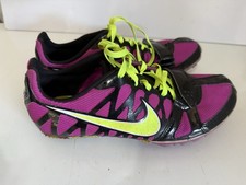 Nike Women's Track Sprint Running Spike Shoes Zoom Rival S 6 Purple - Size 8