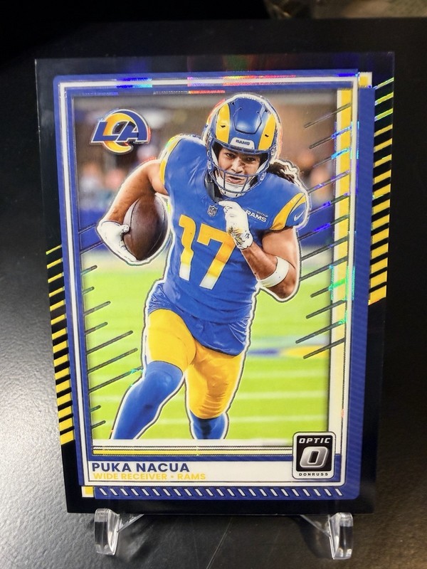 2025 Panini Donruss Optic PUKA NACUA Black Pandora Prizm #192 /25