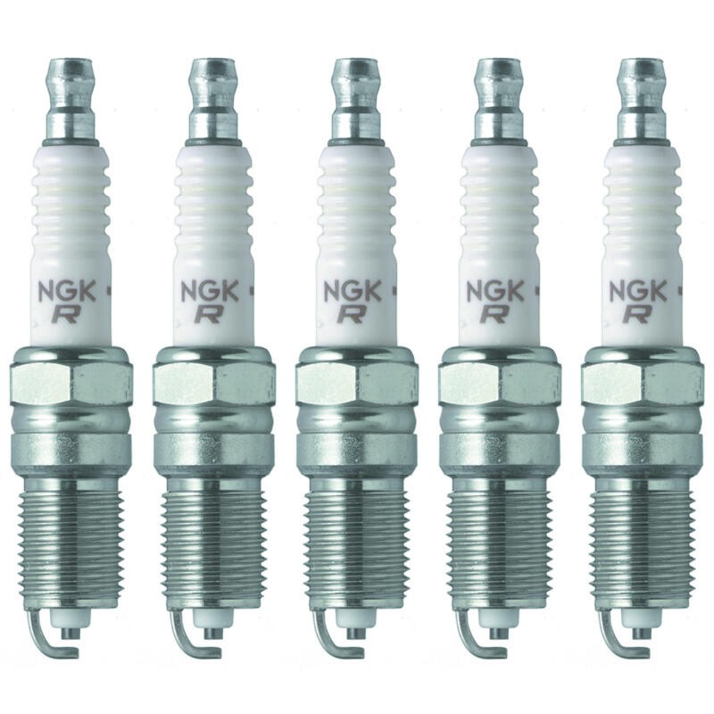 NGK Spark Plug 2238 5-PACK V-Power TR5 14mm Copper/Nickel, Tapered, HR 5