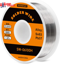 63-37 High Purity Tin Lead Rosin Core Solder Wire for Electrical Soldering, Cont