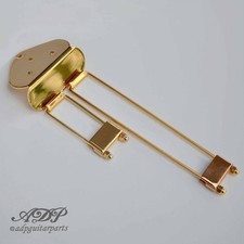 Trapeze Frequensator Split Tailpiece Archtop Hollowbody Vintage 40 Gold