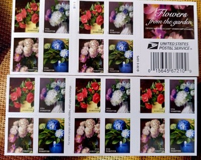 Flowers From the Garden Sheet of 20 USPS Forever Stamps 2017 MNH 