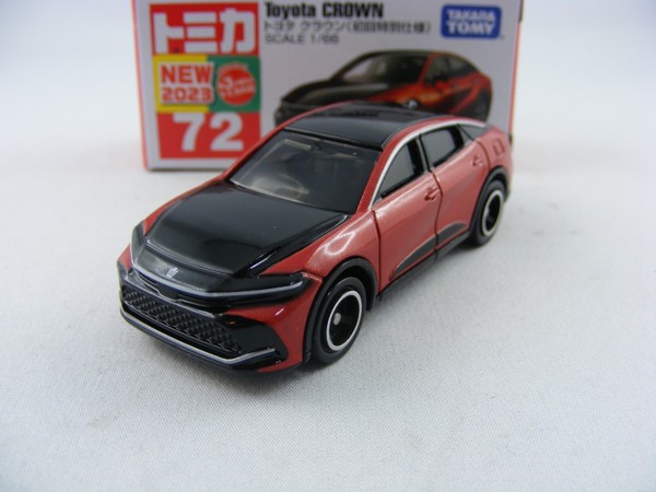 Toyota Crown In Rotmetallic (1St Special Edititon), Takara Tomy Tomica #72, 1/66-image
