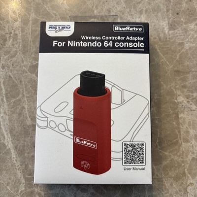 BlueRetro Nintendo 64 Controller Receiver, N64 Bluetooth Adapter GRAY