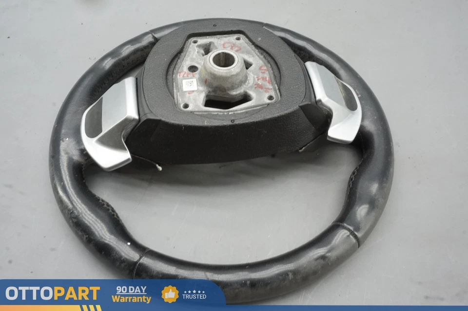 2011-2016 BMW 550i F12 F01 Steering Wheel Black LEATHER W/ Shifters HEATED OEM - Image 4 of 4