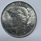 1923 P Peace Dollar US $1 Silver Coin