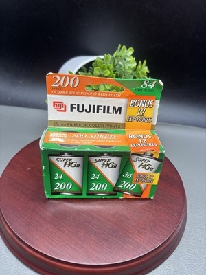 Fujifilm Super HG II (3) pack 35mm Film 84 Exposures Exp 09/ 1998 Japan