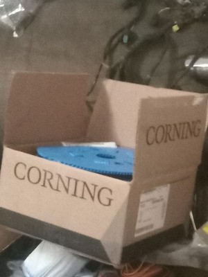 Corning Fiber Optic Cable Black Sheath Plastic Optical Fiber (POF) on Spool