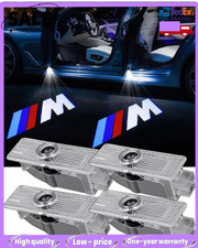 4pcs LED For B-M-W Car Door Welcome Puddle Light Projector Lamp