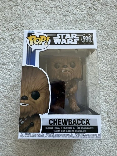 Funko Pop! Star Wars Classics a New Hope Chewbacca Vinyl Figure #596 W/ Protecto