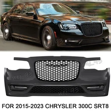 For 2015-23 Chrysler 300/C SRT 8 Style Front Bumper Kit Conversion Assembly Set