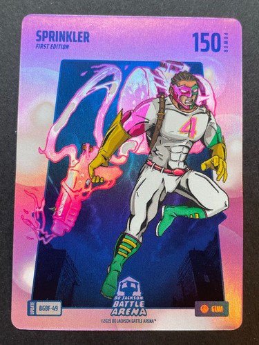 Luis Arraez `SPRINKLER` - Bo Jackson Battle Arena : Battlefoil Gum #BGBF-49