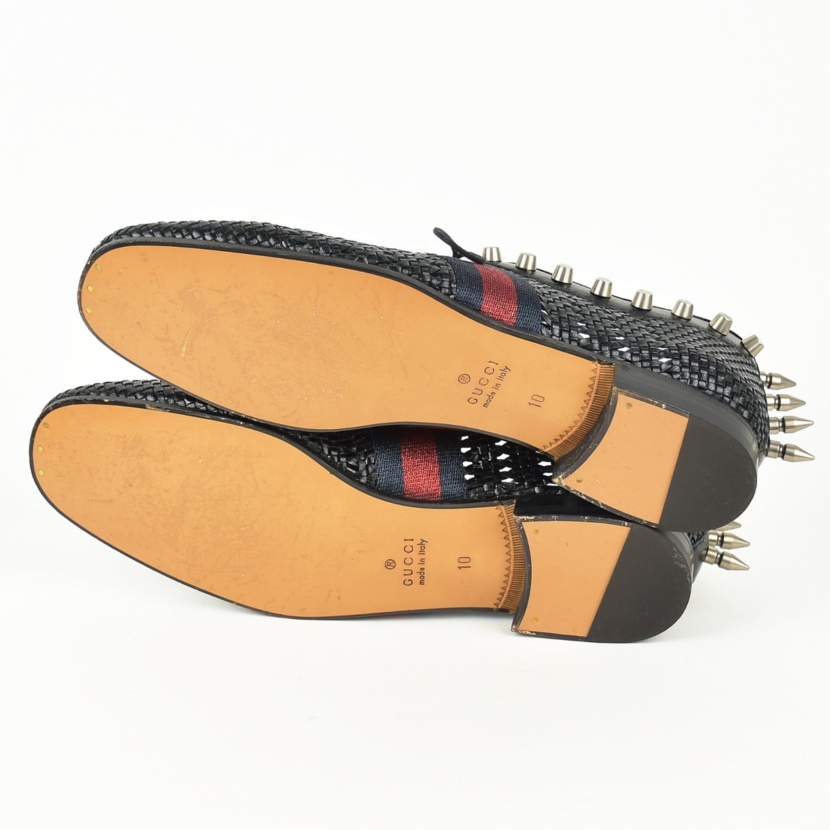 Gucci Dress Shoes Black With Sherry Line Size 10 US About10.5 For Men thumbnail 7