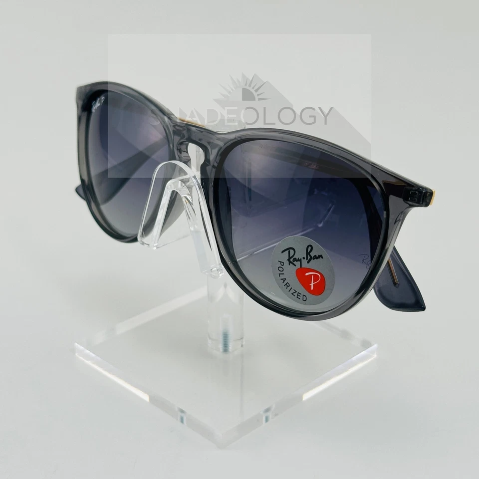 Gafas de sol polarizadas Ray-Ban RB4171 6592/T3 Erika marco azul gris lente degradada Foto 4 de 4