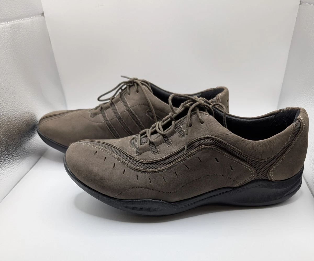 Clarks Wave Wheel Women's Brown Leather Walking Shoes 86510 Low