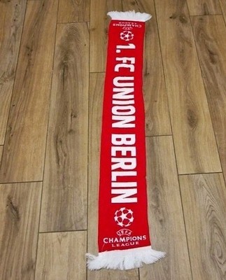 1.Fc Union Berlin Fanschal mit Fransen  '' Uefa Champions League ''     