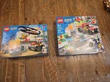 LEGO CITY LOT Of 2: Fire  Response  (60248) and(60319)$49 Shipped