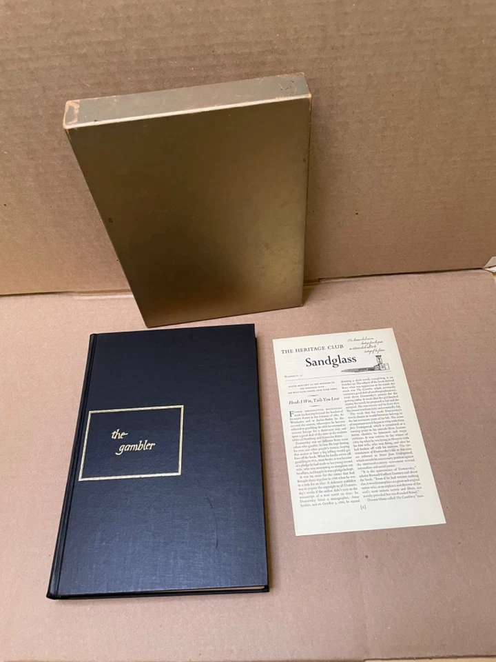 Heritage Press Notes from Underground & The Gambler Fyodor Dostoevsky Sandglass Foto 2 de 4