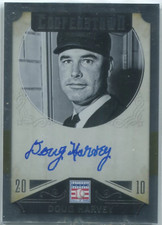 Doug Harvey Autographed 2015 Panini Cooperstown Card #15