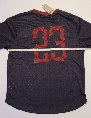 HWD Halfway Dead Mesh 23 Jersey Charcoal Gray Maroon Mens Womens Size Medium - Picture 5 of 6