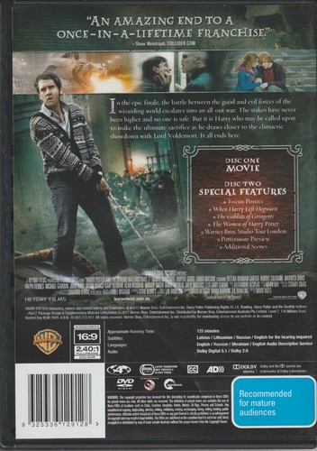 Harry Potter and The Deathly Hallows Part 2 - Two-Disc Special Edition - DVD - Picture 2 of 2