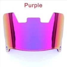 PURPLE Full Size Football Helmet Visor, Eye Shield With Quick Clips 