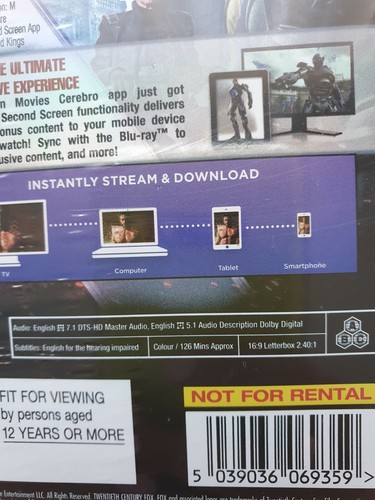 X-Men Days of Future Past Blu-ray + UV Digibook With Slipcase 2014 NEW SEALED - Picture 4 of 5