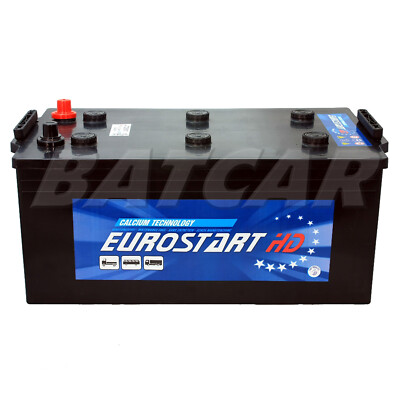 Autobatterie LKW Batterie EUROSTART 12V 220Ah 1200A/EN ersetzt 225Ah
