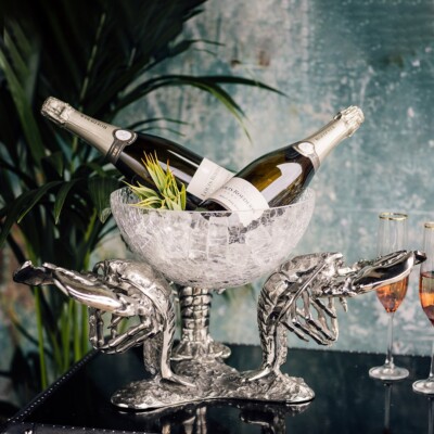 Culinary Concepts Hummer Bowle Schale Sektglas Eiskübel