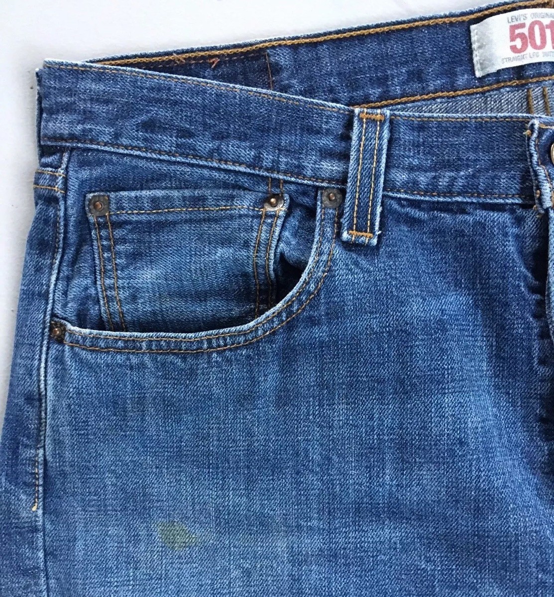 Levi's 501 W34 L30 USA製 USED Levis 501 Vintage Button Fly W34 L30 Inseam=30 Waistband