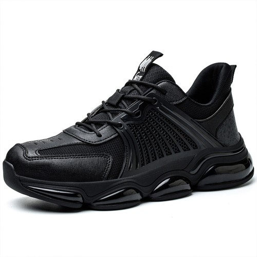 Indestructible Safety Work Shoes Steel Toe Breathable Work Boots Mens Sneakers - Picture 2 of 23