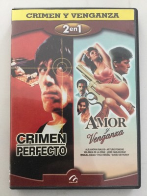 2 Movies CRIMEN PERFECTO Amor Y Venganza DVD con Alejandra Avalos Arturo Peniche