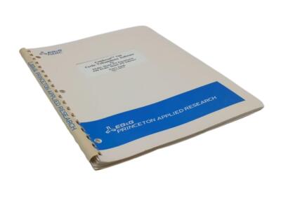 EG&G Condecon 710 Cyclic Voltammetry Software for Models 273 / 270 User Guide