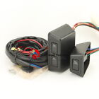 <!--F#f_0-->Universal 3 Rocker Switch Kit Door Lock Power Windows 12V for front two doors<!--F/-->